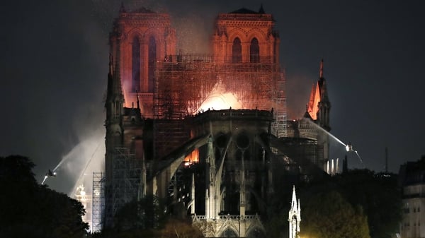 The cathedral lost its gothic spire, roof and precious artefacts in the 15 April blaze