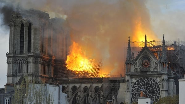 A major fire has caused extensive damage to Notre-Dame cathedral in Paris