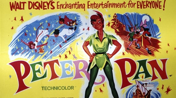 The Disney poster for 1953's Peter Pan. Photo: LMPC via Getty Images