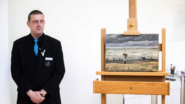 The paintings were recovered by Italian investigators in late September 2016