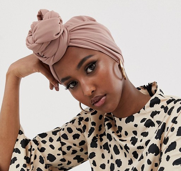 verona chiffon maxi headscarf in dusty rose (verona/pa)