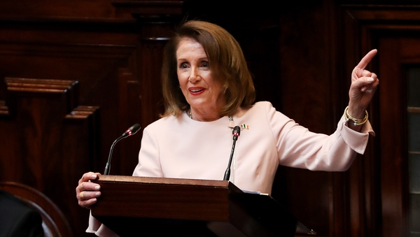 Speaker of the House Nancy Pelosi reiterated her opposition to a US/UK trade deal if the Good Friday Agreement is damaged