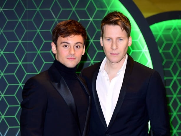 Daley has a baby boy with husband Dustin Lance Black (Ian West/PA)