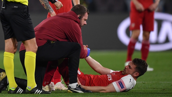 'We have other players ready and waiting' said Emery of Ramsey's injury