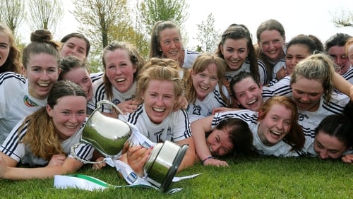 Kildare rejoice with the trophy