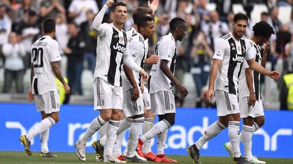 Juventus won their eighth successive title