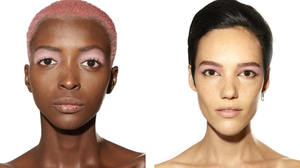 models backstage at Marc Jacobs SS19 with hair by Redken