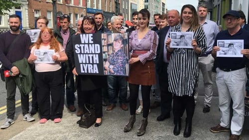 Journalists gathered in Limerick to remember murdered journalist Lyra Mckee