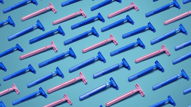Pink and Blue Razors