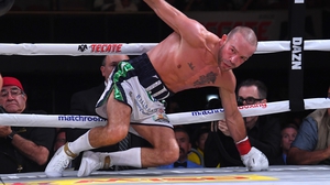 Tj Doheny hit the canvas twice in the 12-round world title unification bout