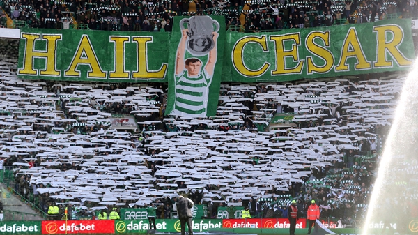 Celtic fans pay tribute to Billy McNeill