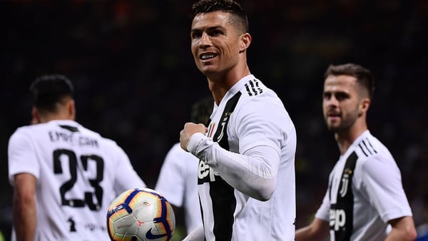 Ronaldo's powerful second-half finish took his league tally to 20 goals this season