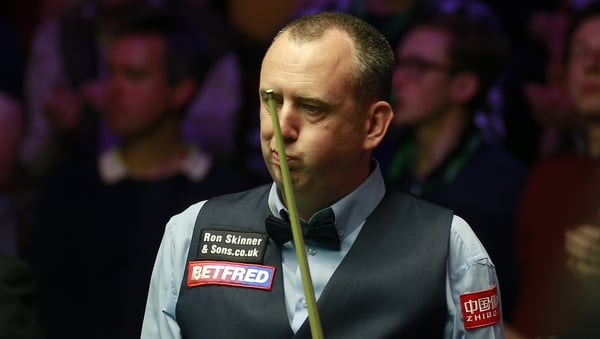 Mark Williams was in hospital overnight after complaining of chest pains following the first session on Friday