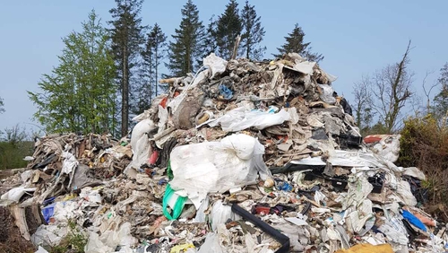 The waste was found at a forest in Drumgill last Tuesday