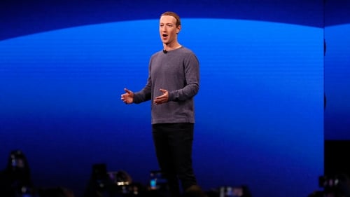 Mark Zuckerberg speaks at the F8 Conference in San Jose, California