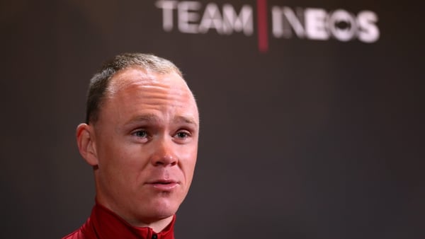 Froome suffered a series of injuries in a horror crash before stage four of the Criterium du Dauphine in France in June