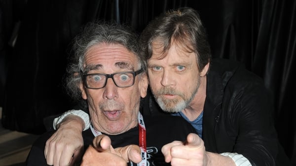Peter Mayhew and Mark Hamill at Comic-Con in 2015