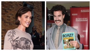 Theron: ''I went to go see Borat I had a pre-existing injury in my neck - a herniated disk in my neck".