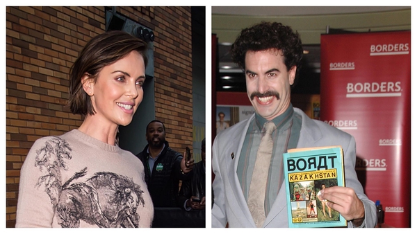 Theron: ''I went to go see Borat I had a pre-existing injury in my neck - a herniated disk in my neck