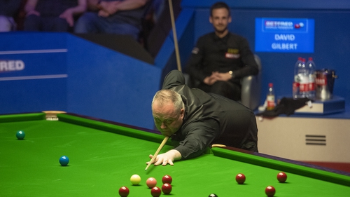 John Higgins is still on track to win a fifth world crown