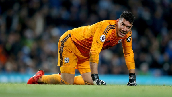 Etheridge has managed nine clean sheets in the Premier League this season