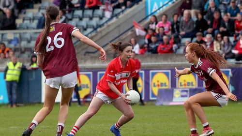 Cork's Eimear Scally tries to work some space at Parnell Park