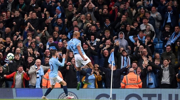 Vincent Kompany left Manchester City on the verge of winning the title