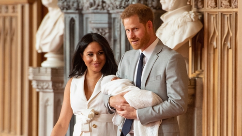 The Duke and Duchess of Sussex with little baby Archie