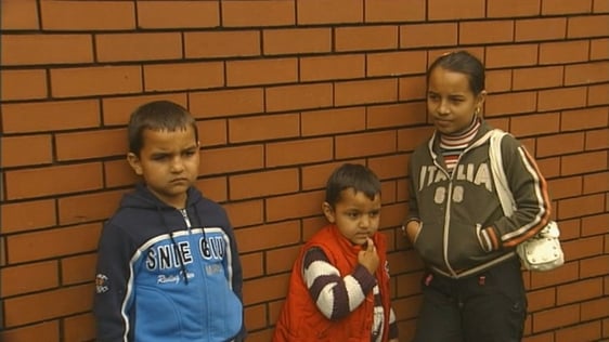 Romanian families in Belfast.