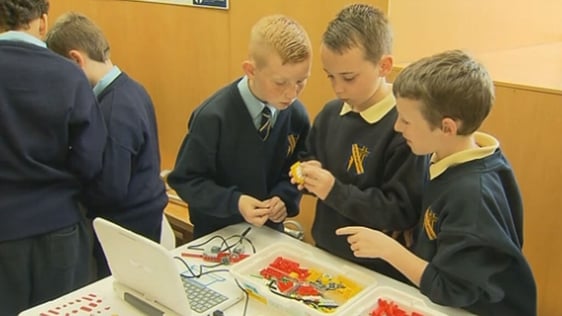 Children in Lego Innovation Centre, Mary Immaculate College, Limerick (2014)