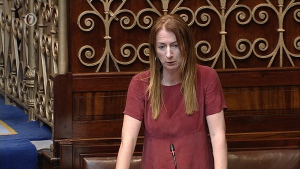Independent TD Clare Daly was speaking in the Dáil today