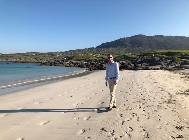 Ryan at Dog's Bay Beach.