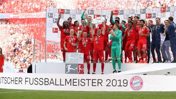 Bayern Munich are the seven in a row reigning champions and league leaders