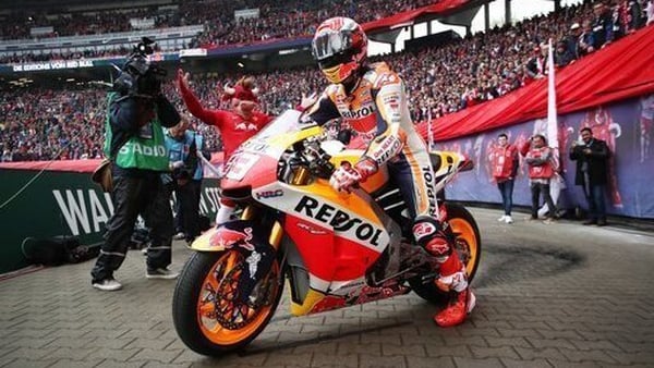 Marc Marquez claimed victory at the French Grand Prix