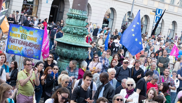 In the EU elections, far-right and nationalist parties gained more seats than other parties in Italy, France, Poland, Hungary, and Britain (Photo by Alexander Pohl via Getty Images).