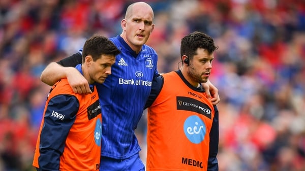 Devin Toner left the field of play against Munster with a knee injury