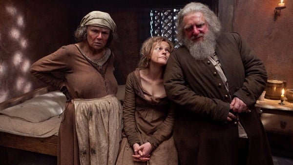 From BBC's The Hollow Crown, Julie Walters as Mistress Quickly, Maxine Peake as Doll Tearsheet and Simon Russell Beale as Falstaff. Photo: BBC