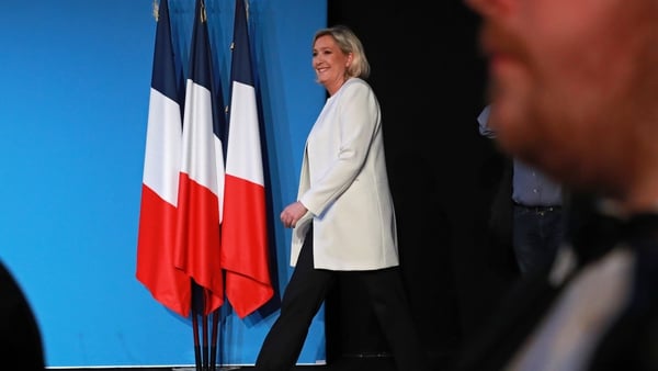 Marine Le Pen's National Rally topped polls in France, edging out Emmanuel Macron's party into second