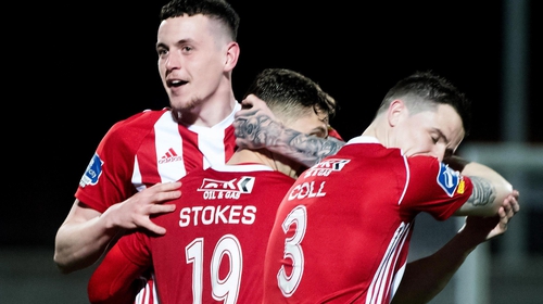 David Parkhouse scored two for Derry City