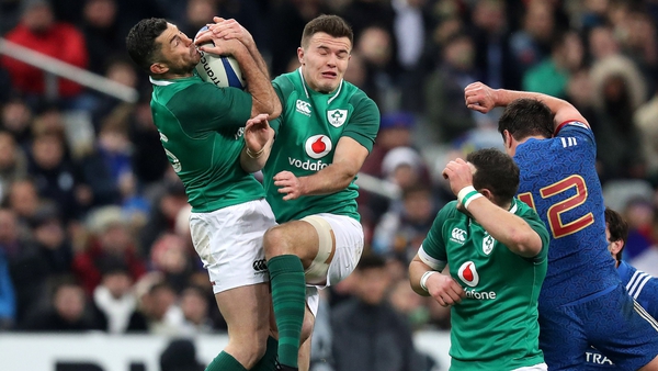 Rob Kearney (l) may face competition from Jacob Stockdale
