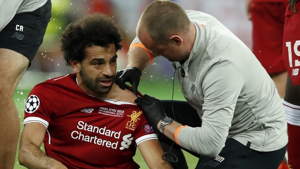 Mo Salah's Champions League final was cut short due to injury last year