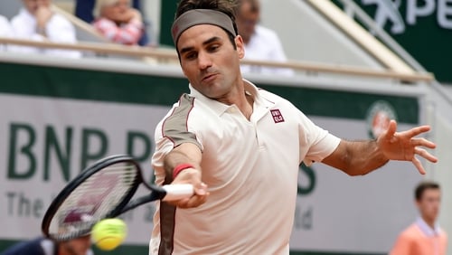 Roger Federer is into the third round