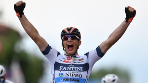 Damiano Cima won the stage ahead of Germany's Pascal Ackermann