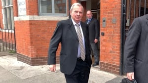 Sean Quinn Sr, pictured today at the Central Bank inquiry