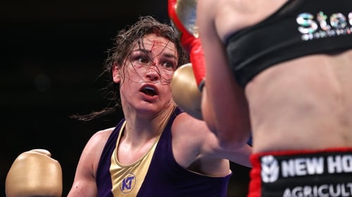 Katie Taylor enjoyed a narrow victory over Delfine Persoon