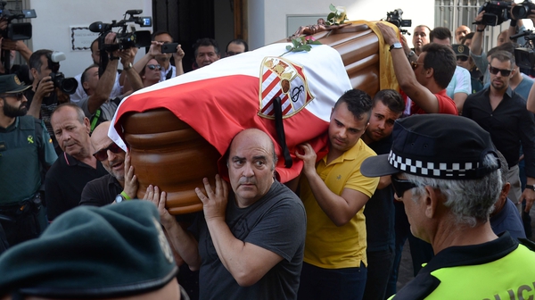 Jose Antonio Reyes' funeral has been held in Utrera