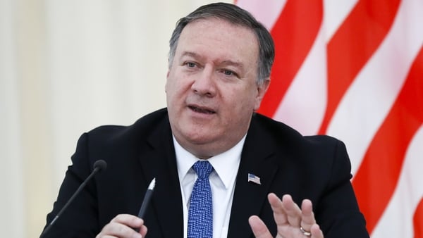 Mike Pompeo said the US welcomed the resumption of power-sharing in Northern Ireland