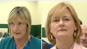 Grace O'Sullivan (L) and Deirdre Clune Grace O'Sullivan (L) and Deirdre Clune