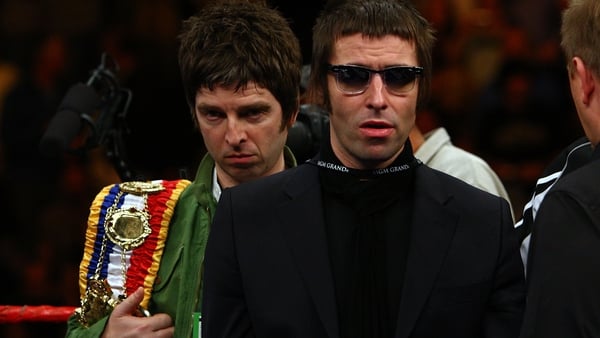 Noel and Liam Gallagher pictured in November 2008