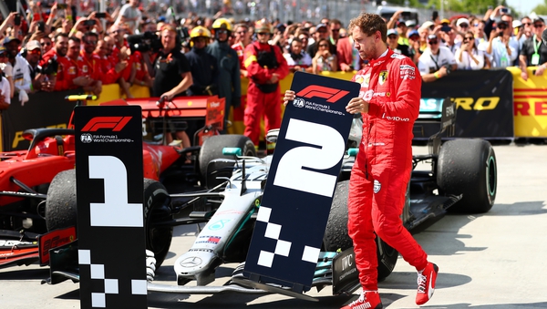 Sebastian Vettel petulantly moves the race result order